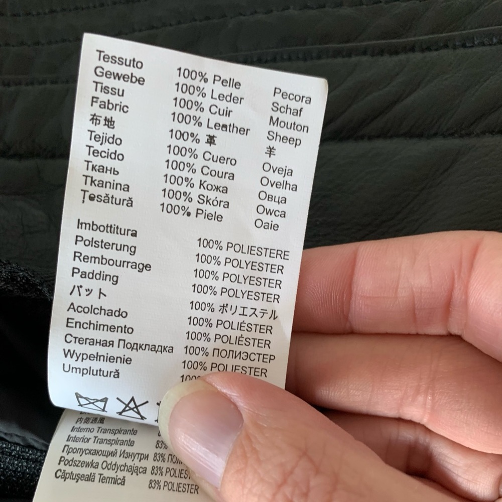 Geox leather jacket - Picture 10 of 14